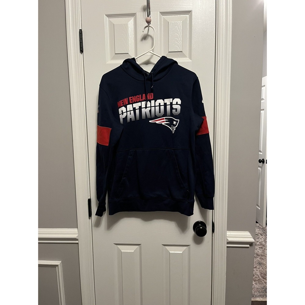 New England Patriots Nike Navy/Red NFL 100 Performance Pullover Men's Small